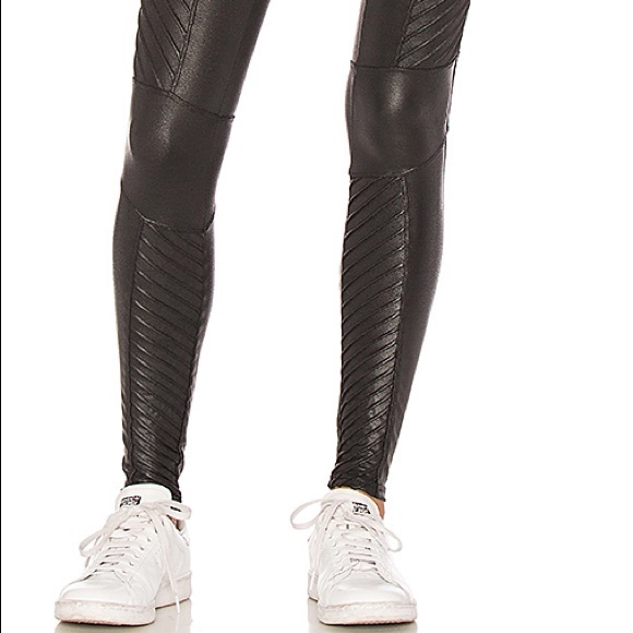 Spanx Moto Black Leggings - Picture 2 of 5